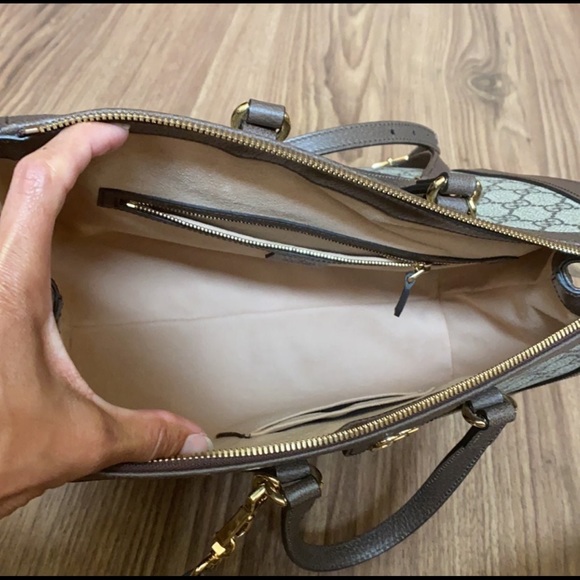 A125- 💯 % authentic Gucci Ophidia MEDIUM tote bag - Picture 11 of 15